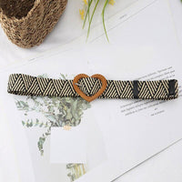 ceinture hippie noir et beige