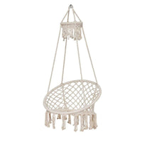 Fauteuil hamac en macramé