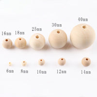 Perles en bois pour macramé