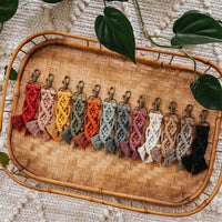Petit porte clé macramé