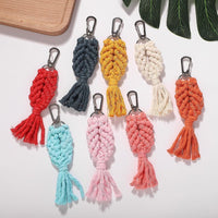 Porte clé macramé couleur