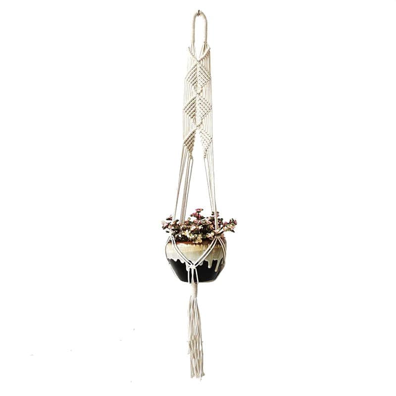 Accroche plante macramé