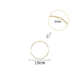 Large Macrame Ring - Gold