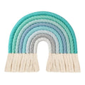 Boho Rainbow Macrame — Cotton | Handmade Boho Wall Decor - Mint Blue