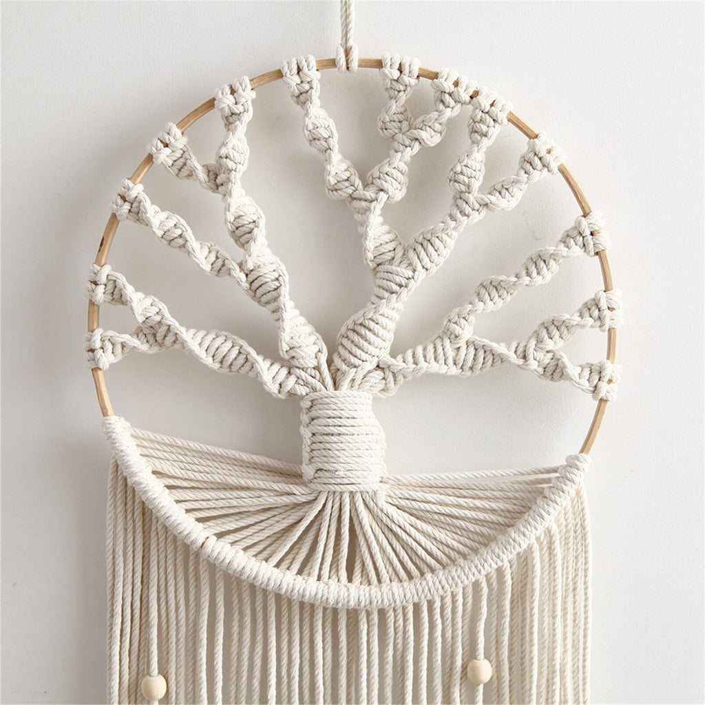Attrape rêve arbre de vie macramé