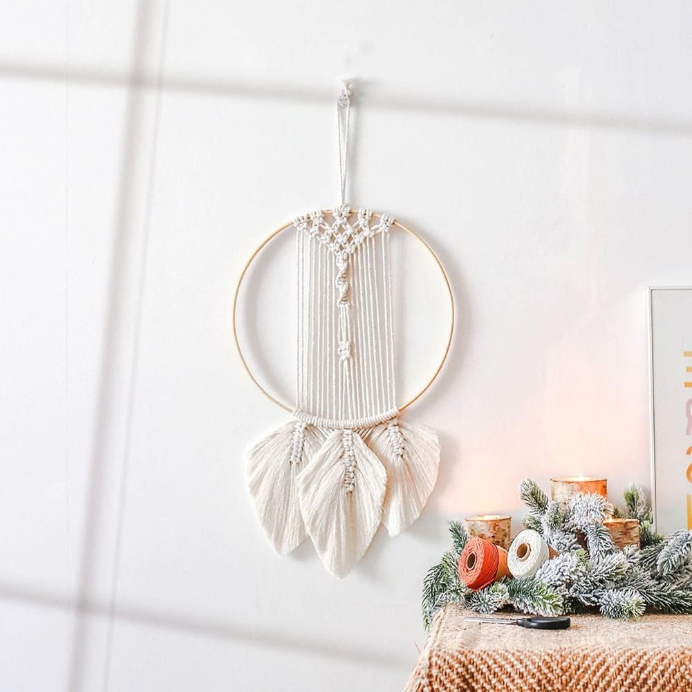 Attrape rêve crochet macramé