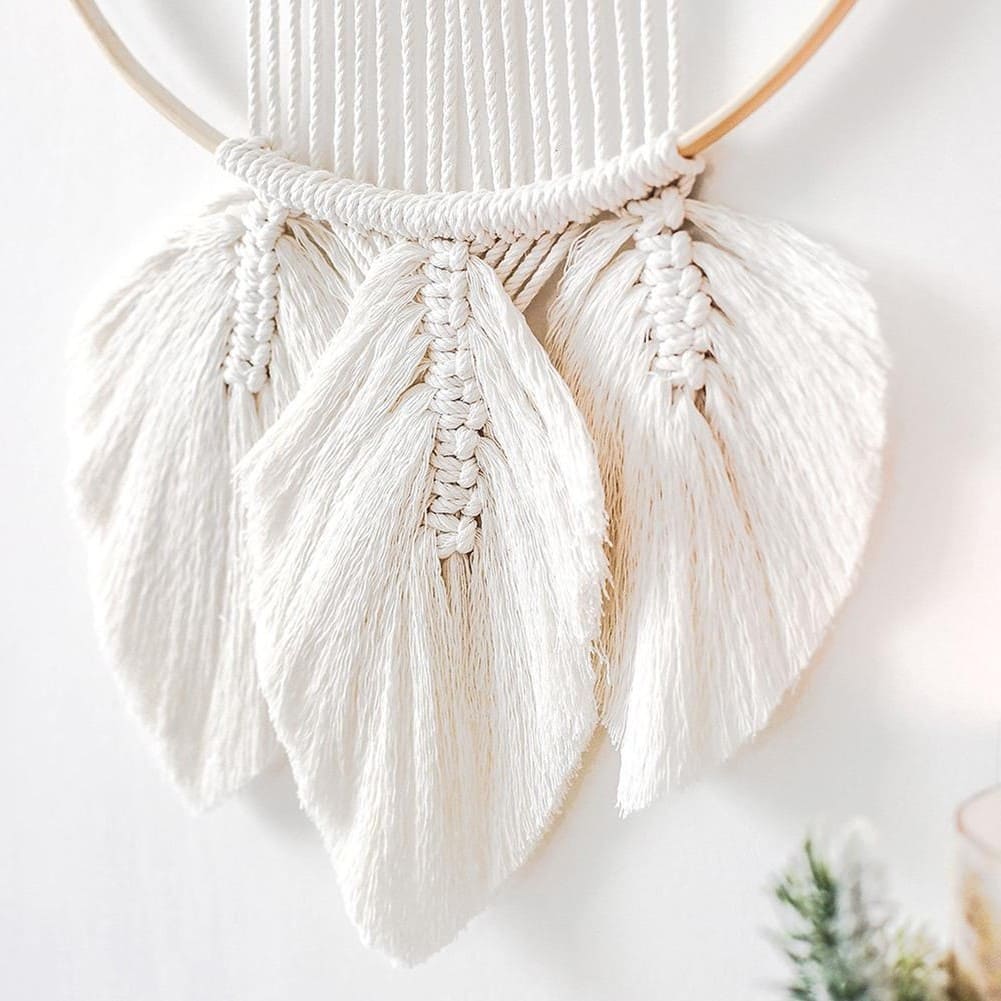 Attrape rêve crochet macramé
