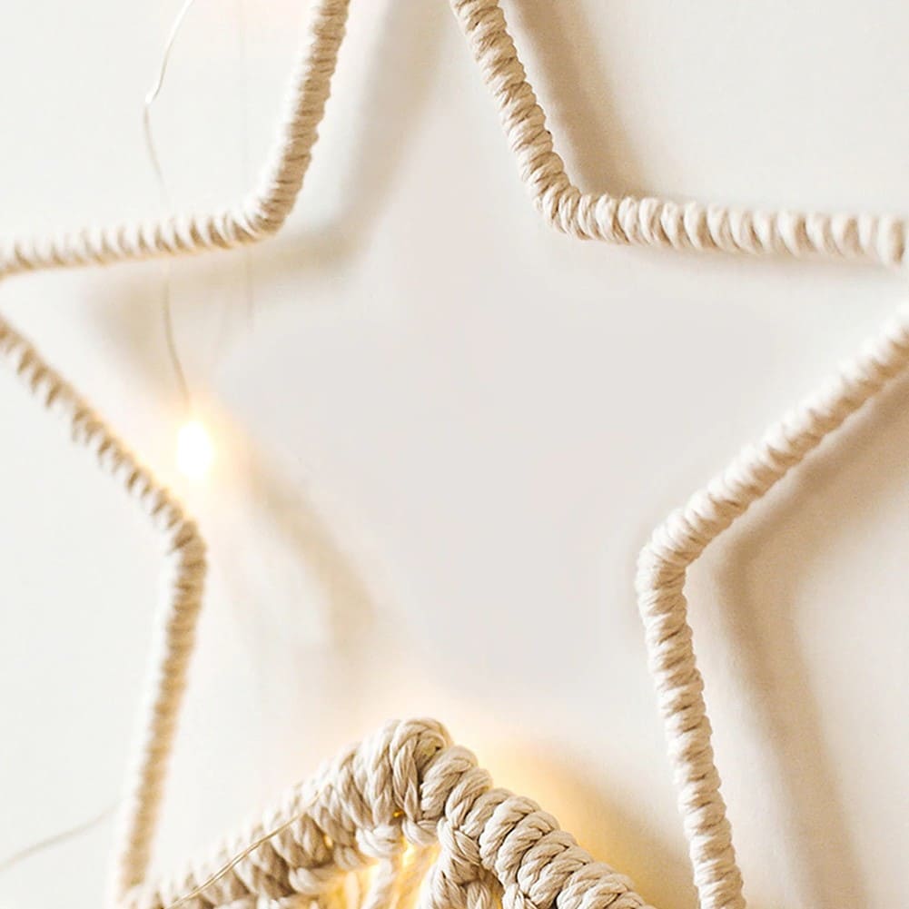 Attrape reve étoile macramé