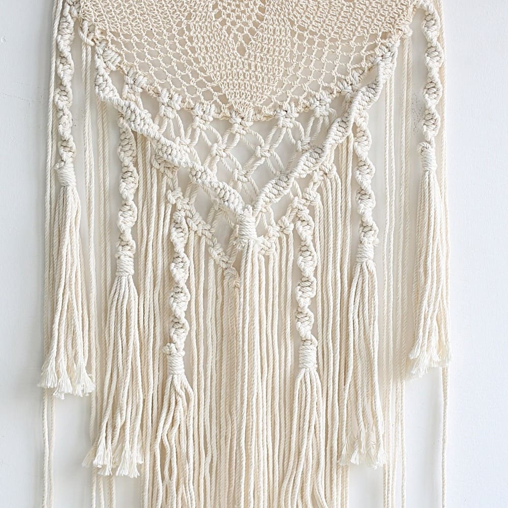 Attrape rêve mariage bohème en macramé