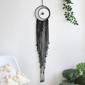 Attrape reve noir macramé