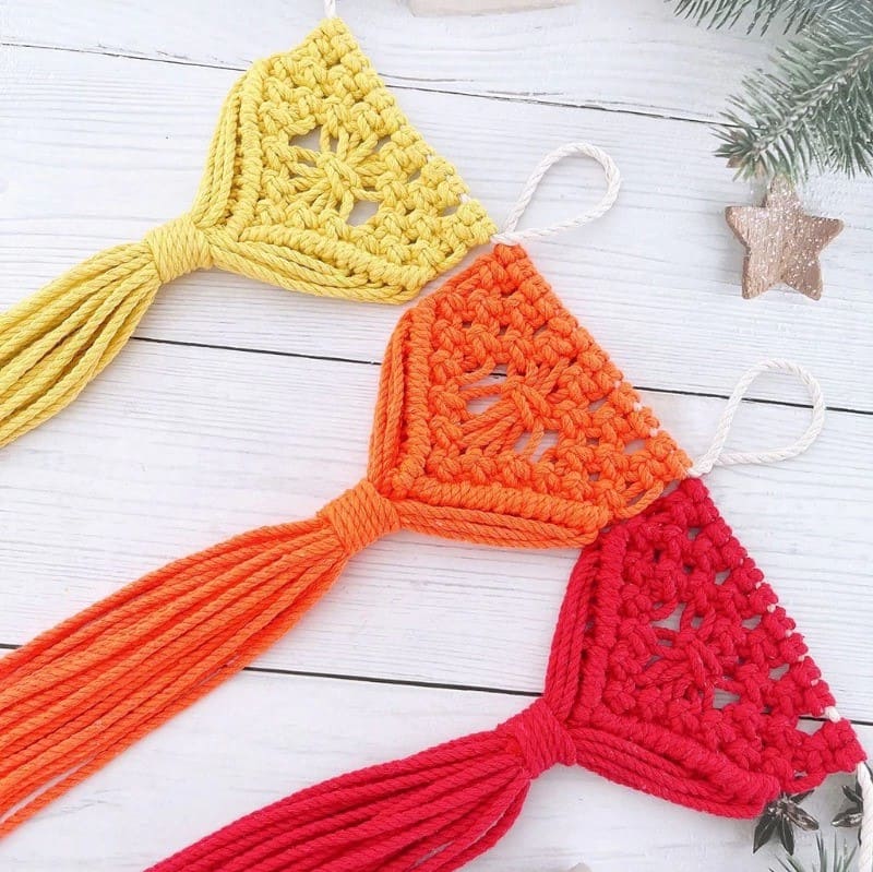 Banderole macramé