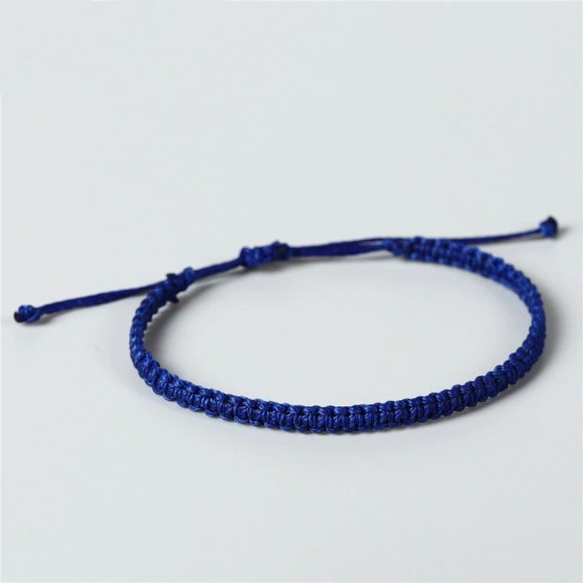 Bracelet macramé couleur bleu marine