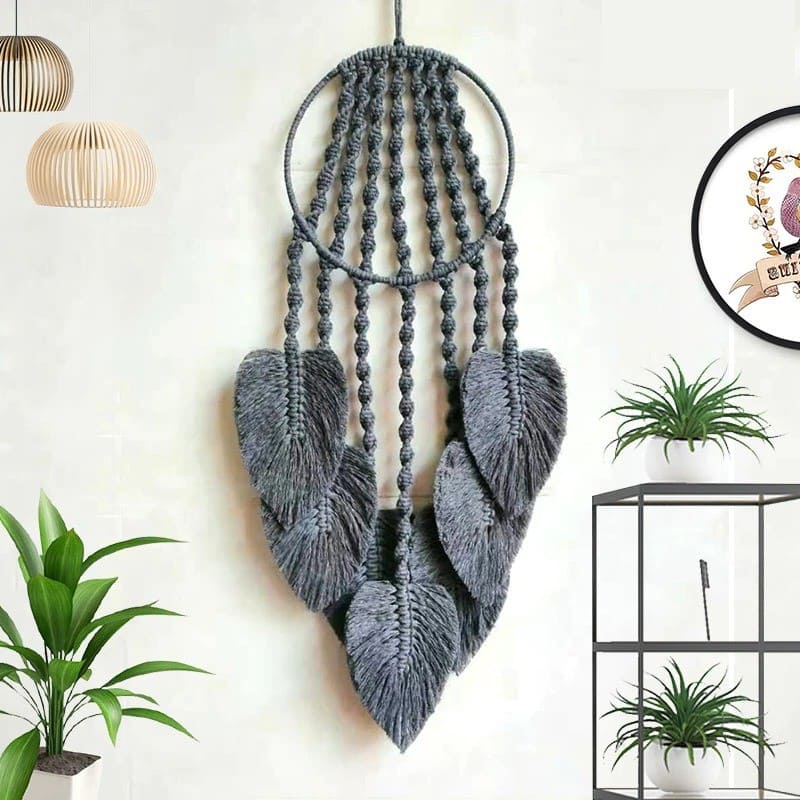 Capteur de rêve en macramé