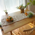 Chemin de table bohème macramé