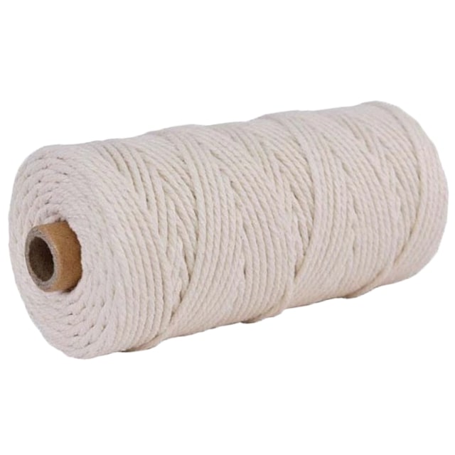 Corde macramé beige 2 mm