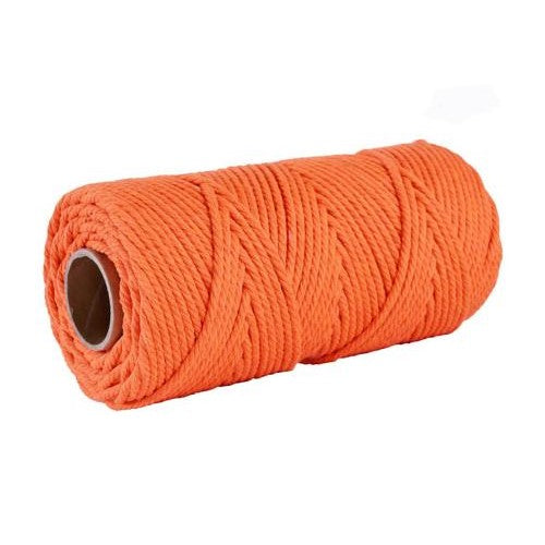 Corde macramé orange 2 mm