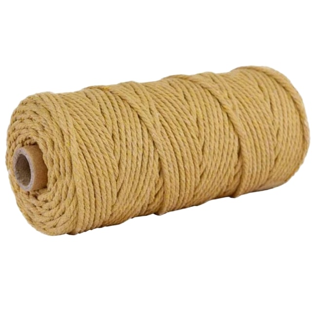 2mm Macrame Cord — Beige | 100 m Spool - Camel