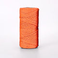 2mm Macrame Cord — Beige | 100 m Spool - Orange