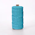 Corde macramé bleu canard 3 mm