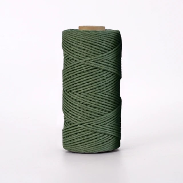 3mm Macrame Cord — Beige | 100 m Spool - Khaki