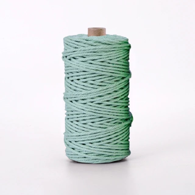 Corde macramé vert 3 mm