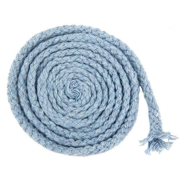 5mm Macrame Cord — Beige | 20 m Spool - Sky Blue