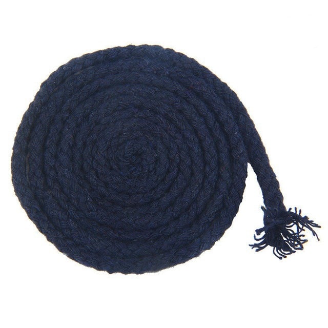 5mm Macrame Cord — Beige | 20 m Spool - Midnight Blue