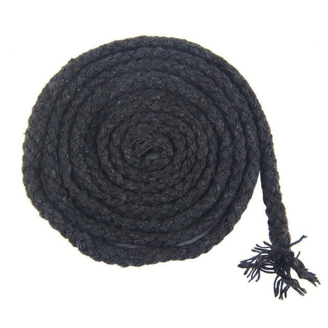 5mm Macrame Cord — Beige | 20 m Spool - Dark Grey