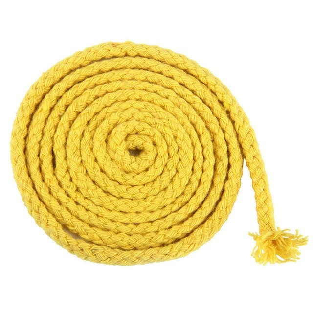 5mm Macrame Cord — Beige | 20 m Spool - Yellow