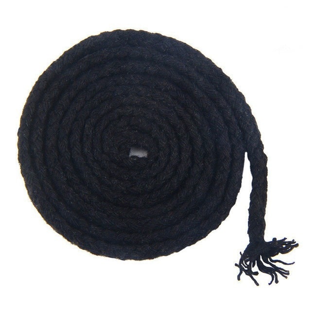 5mm Macrame Cord — Beige | 20 m Spool - Black