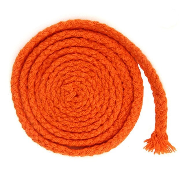 5mm Macrame Cord — Beige | 20 m Spool - Orange