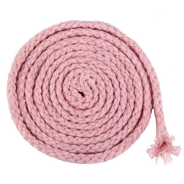 5mm Macrame Cord — Beige | 20 m Spool - Baby Pink
