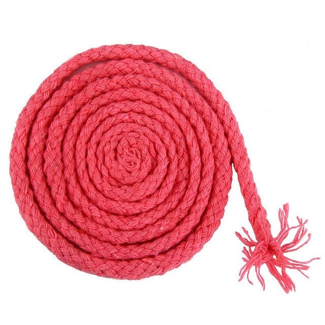 5mm Macrame Cord — Beige | 20 m Spool - Deep Pink