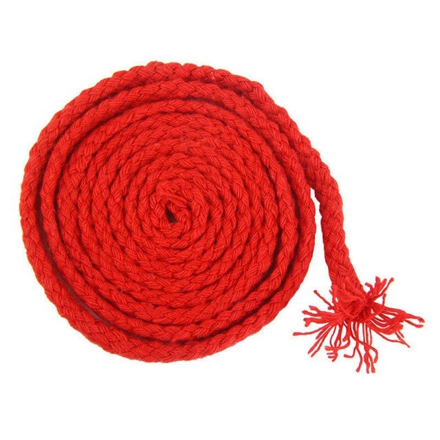 5mm Macrame Cord — Beige | 20 m Spool - Red