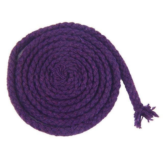 5mm Macrame Cord — Beige | 20 m Spool - Purple