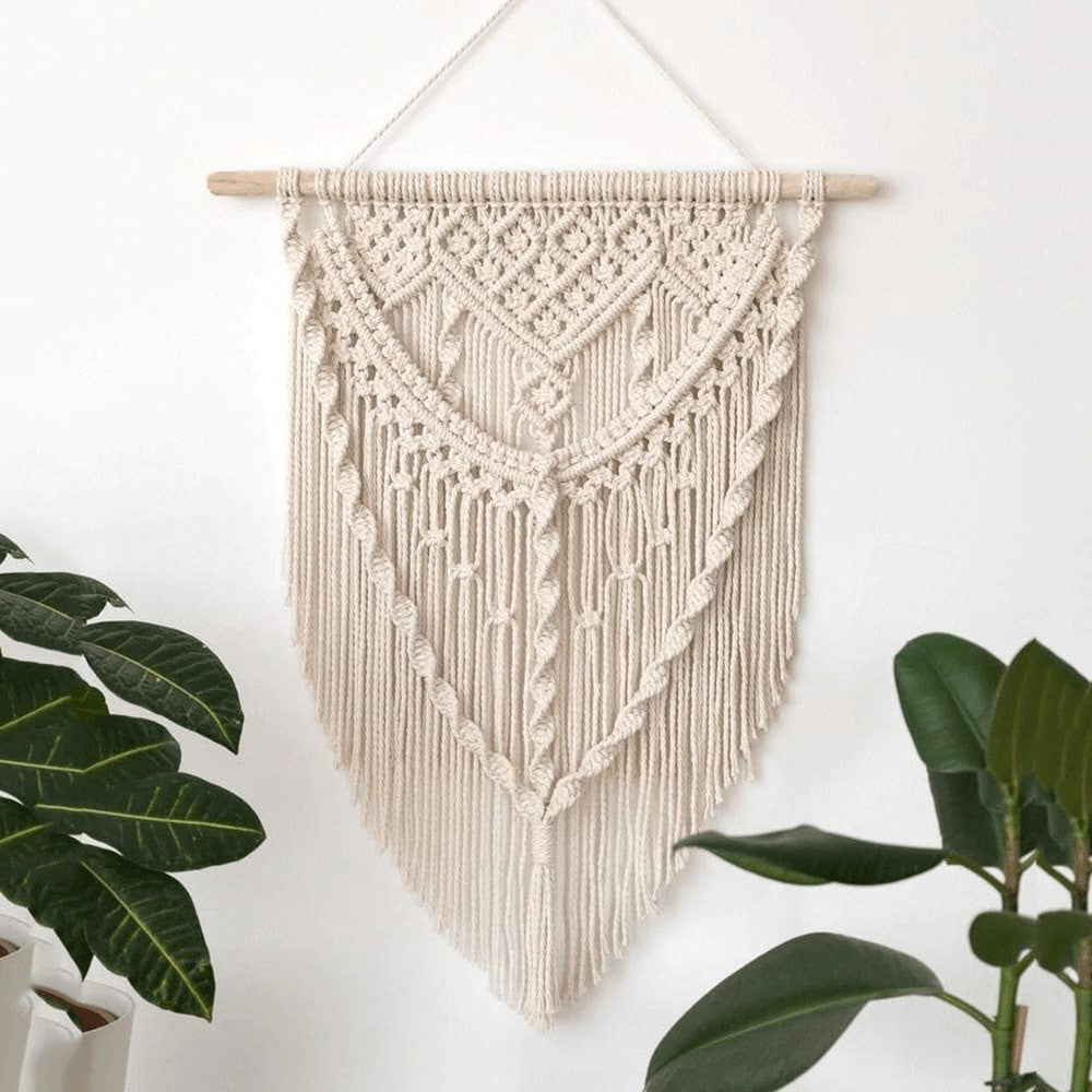 Déco murale macramé
