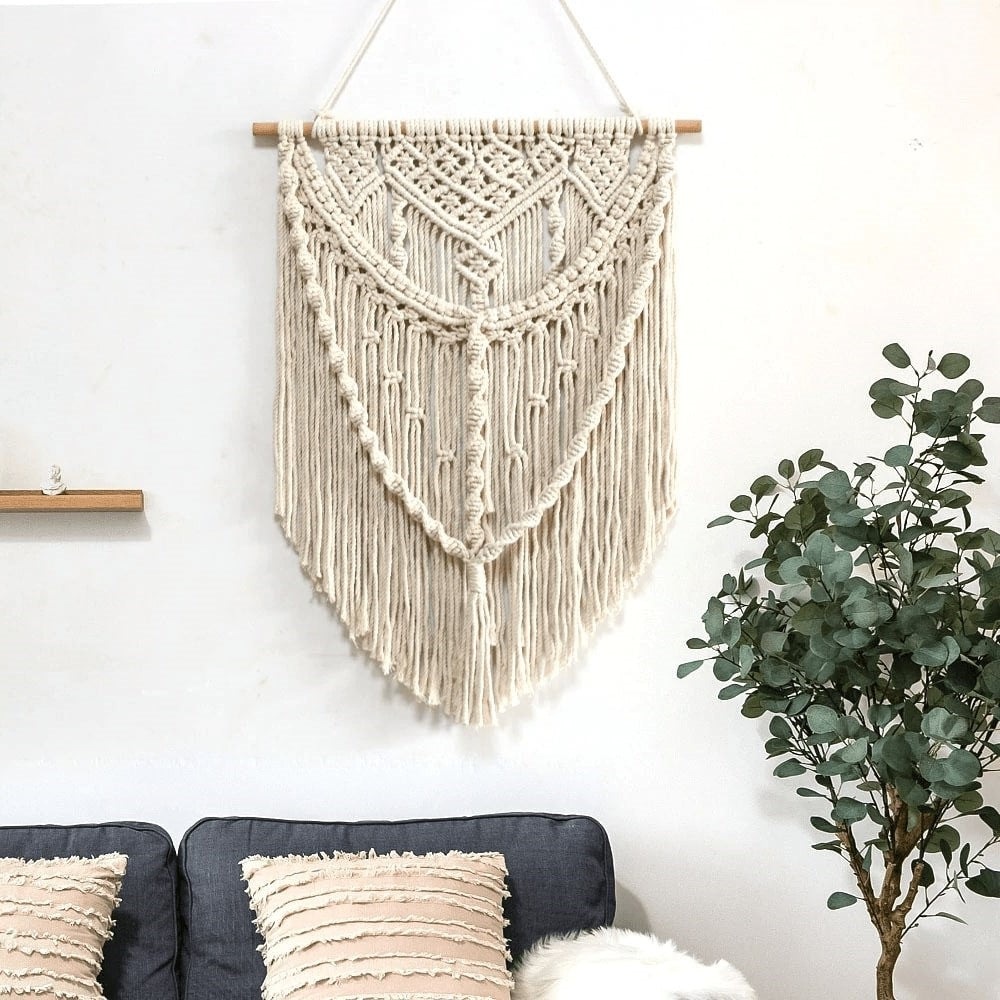 Déco murale macramé