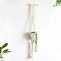 Déco murale porte plante macramé
