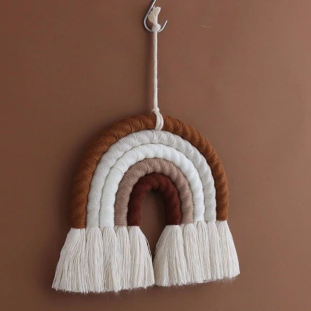 Déco chambre bébé macramé