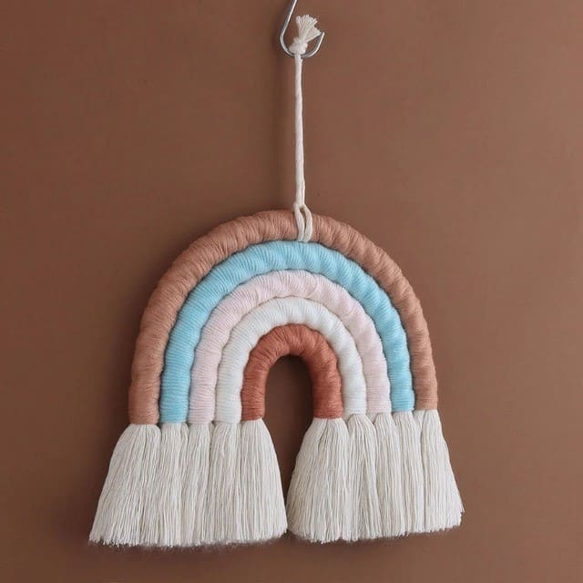 Déco chambre bébé macramé