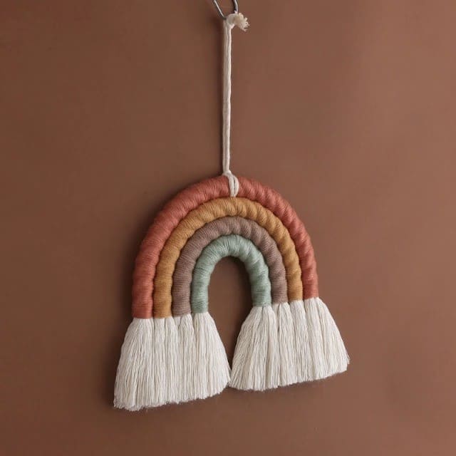 Déco chambre bébé macramé
