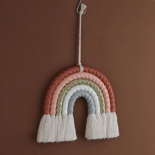 Déco chambre bébé macramé