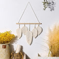 Décoration murale plume macramé