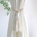 Embrasse rideau bohème en macramé
