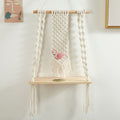 Etagère macramé frange