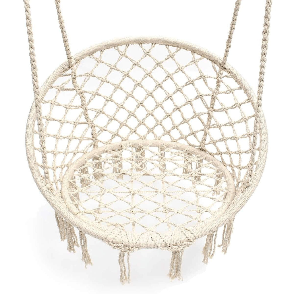 Fauteuil suspendu macramé corde