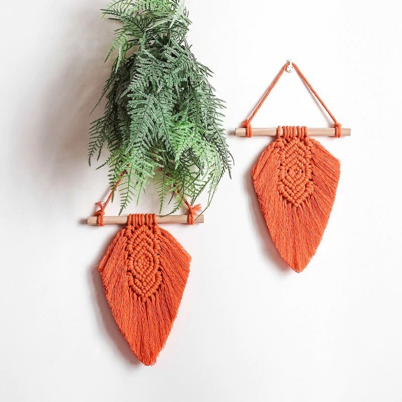 Feuilles macramé bohèmes
