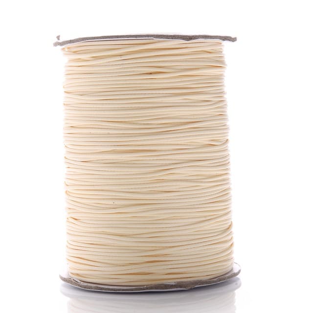 1mm Macrame Cord — Beige | 20 m Spool - Beige
