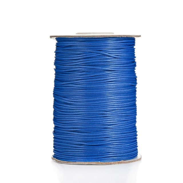 1mm Macrame Cord — Beige | 20 m Spool - Blue