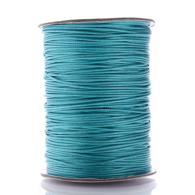 2mm Macrame Cord — Beige | 20 m Spool - Teal
